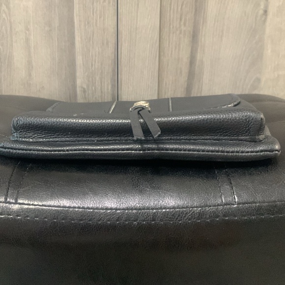 Brighton Black Leather Small Purse or Snap Clutch Without Shoulder Strap - Picture 13 of 13